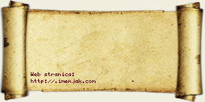 Ana Stamenčić vizit kartica